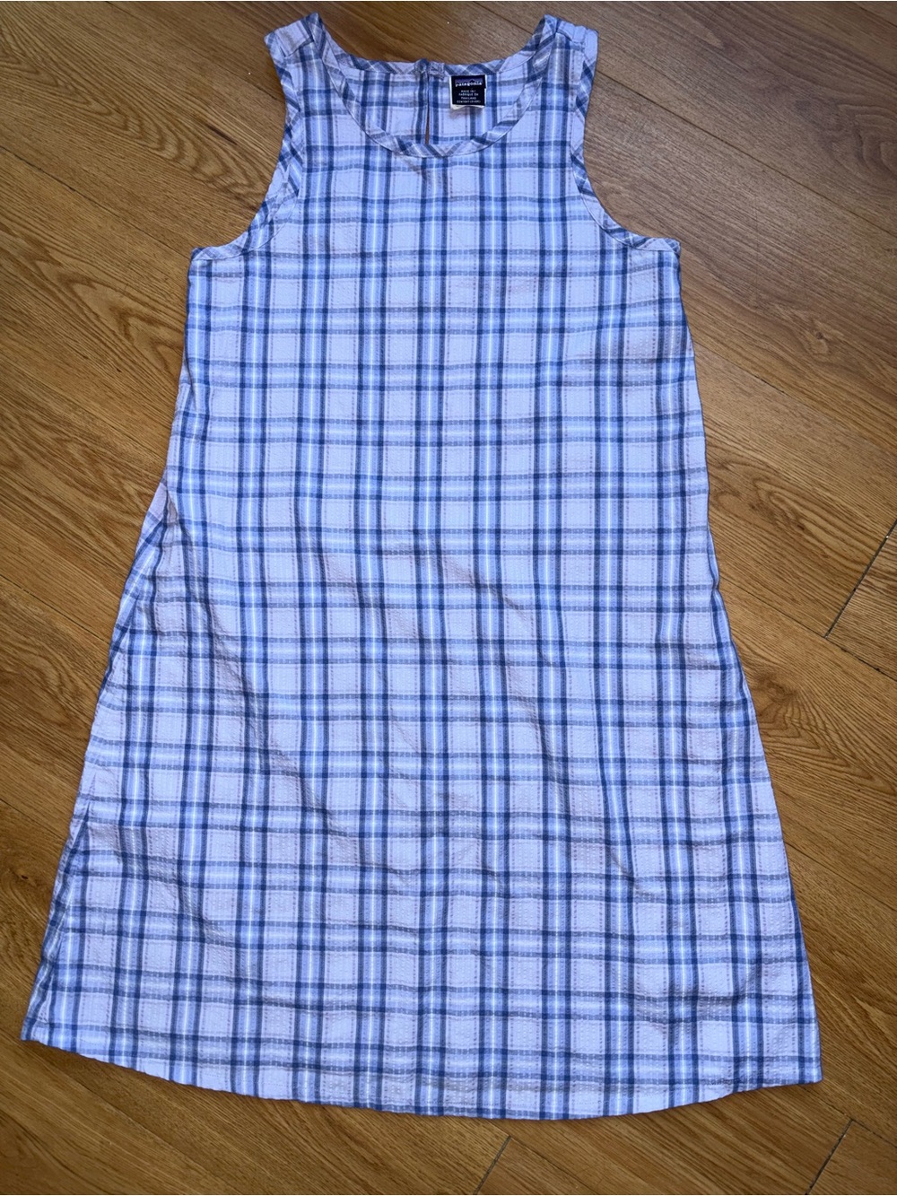 Girls Size 14/XL Patagonia Plaid Dress Summer Picnic Beach Vacation School